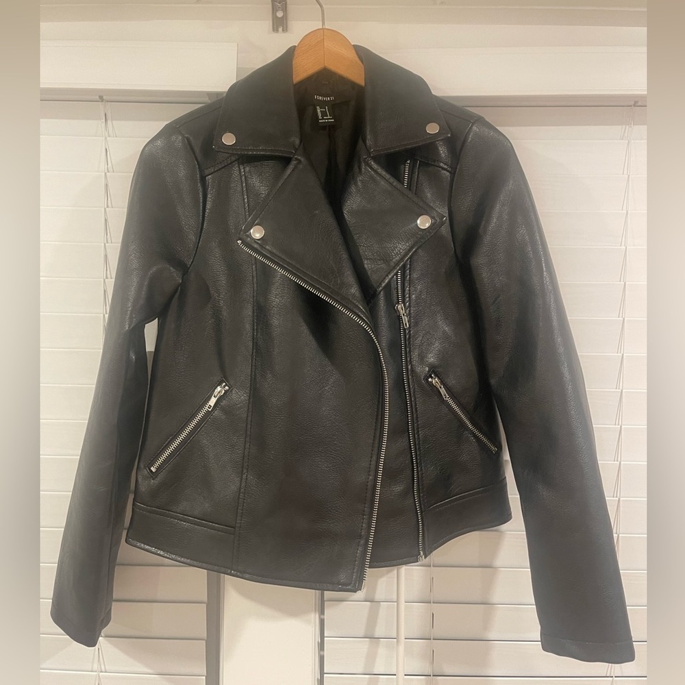 Black leather Jacket